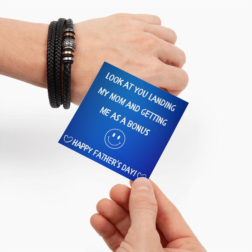 Step Dad Gift | Love You Forever Bracelet