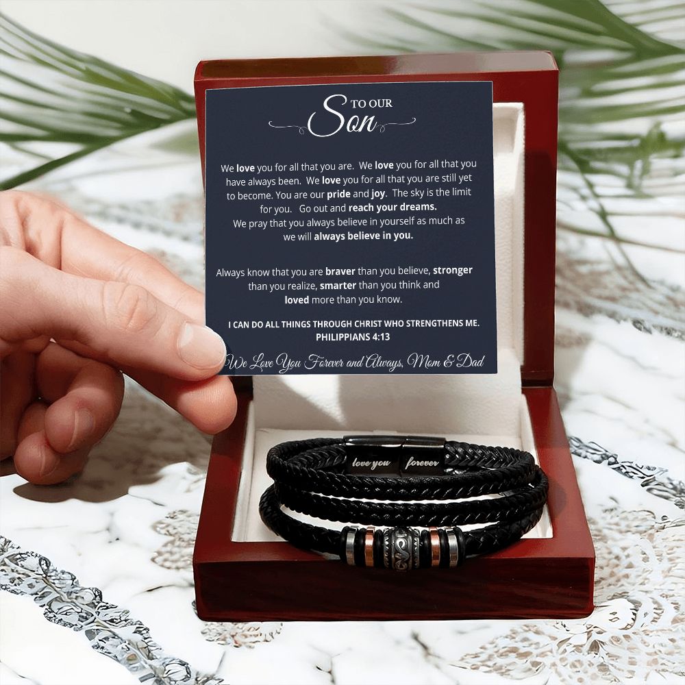 To Our Son | Love You Forever Bracelet