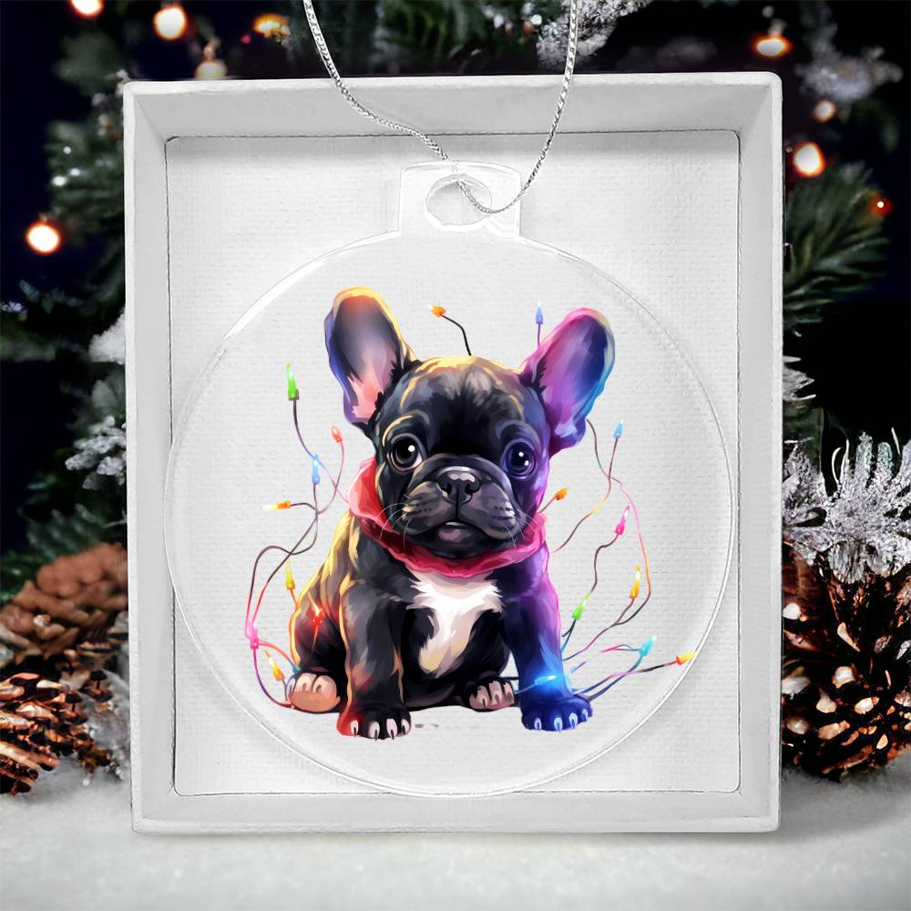 French Bulldog Christmas Ornament