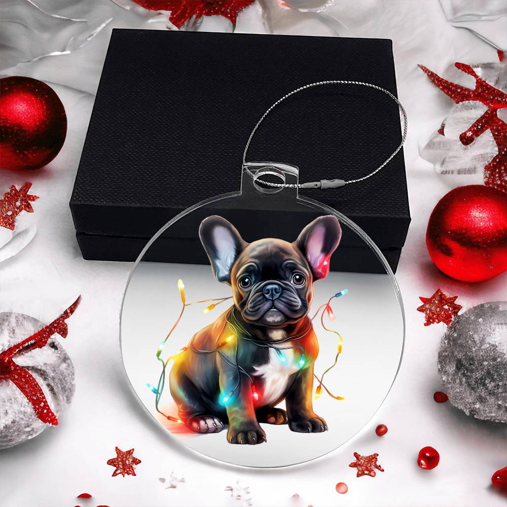 French Bulldog Christmas Ornament