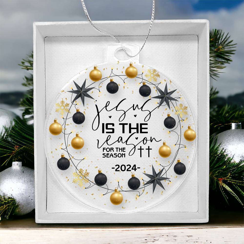 2024 Christmas Ornament | Jesus is the Reason for the Season