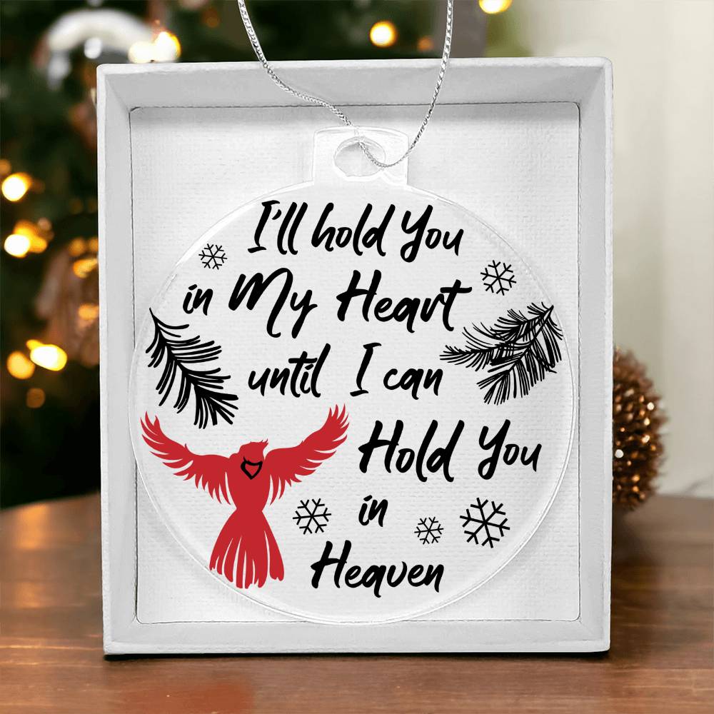 Cardinal Christmas Ornament Remembrance