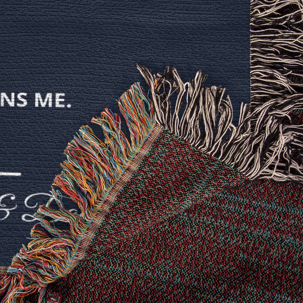 To Our Son - We Believe in You - Woven Blanket