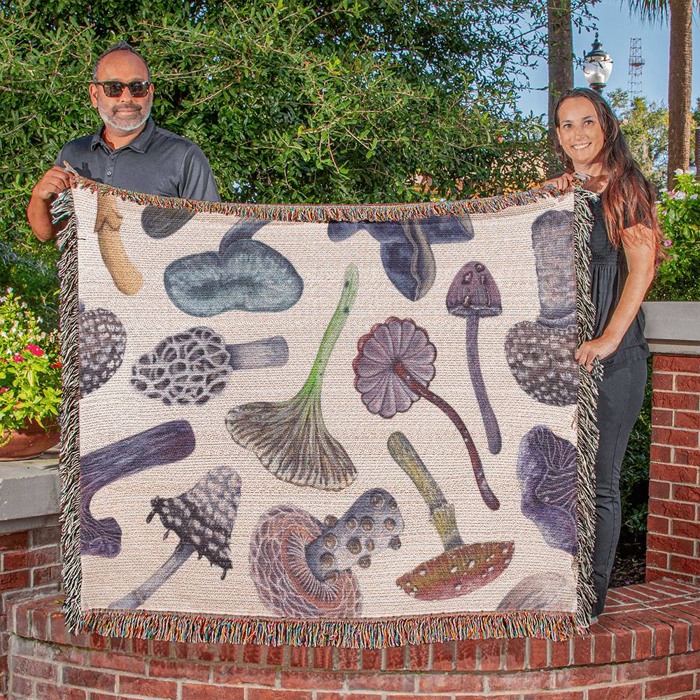 Mushroom Blanket | Mushroom Decor