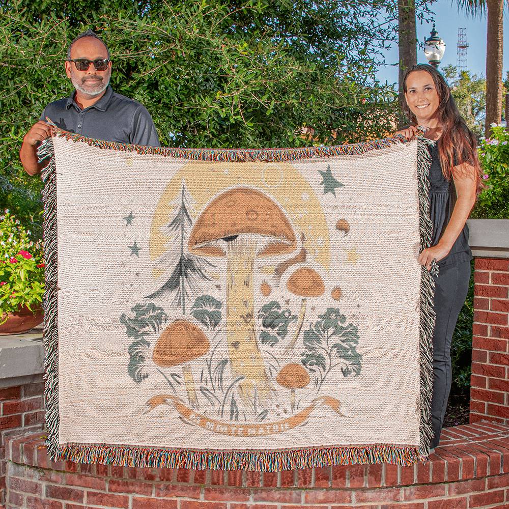 Mushroom Blanket | Mushroom Decor
