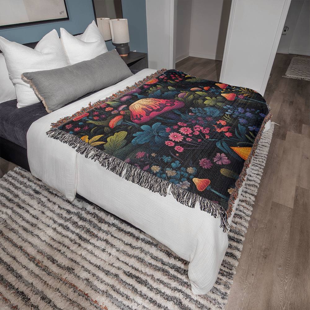 Mushroom Blanket | Mushroom Decor