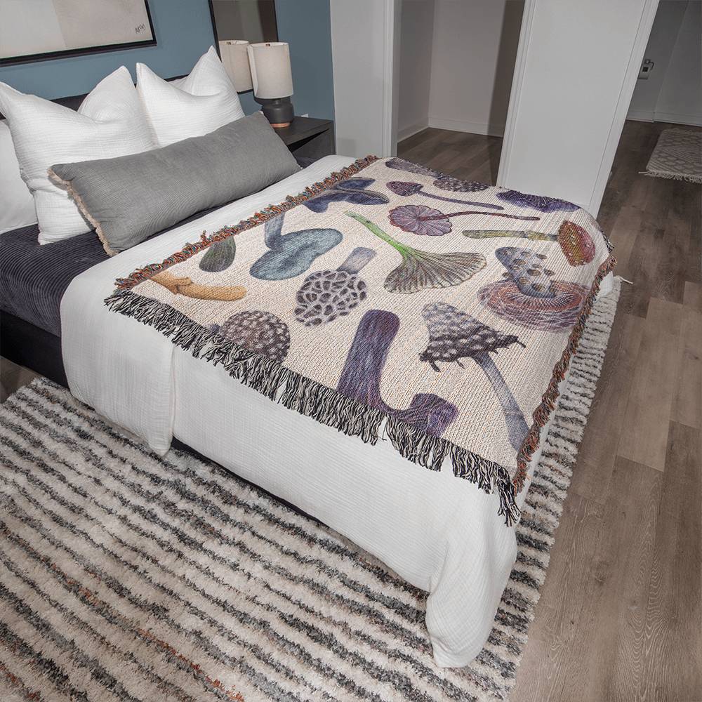 Mushroom Blanket | Mushroom Decor