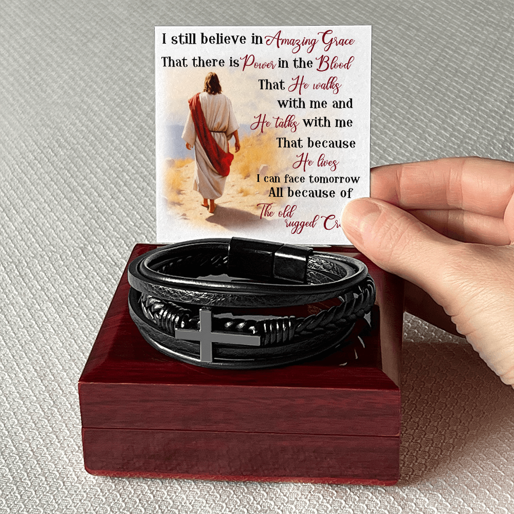 I Still Believe Cross Bracelet