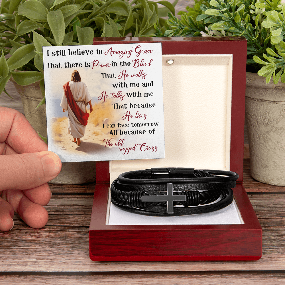 I Still Believe Cross Bracelet