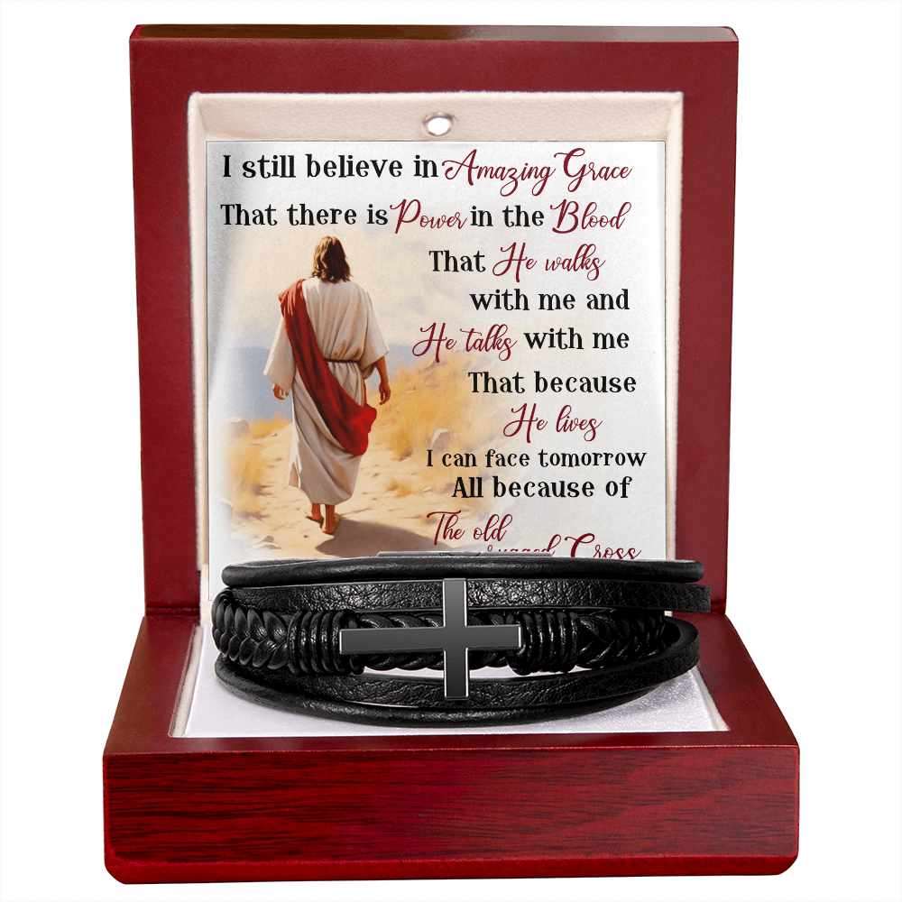 I Still Believe Cross Bracelet