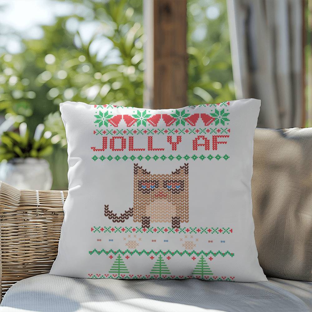 Christmas Pillow - Jolly AF