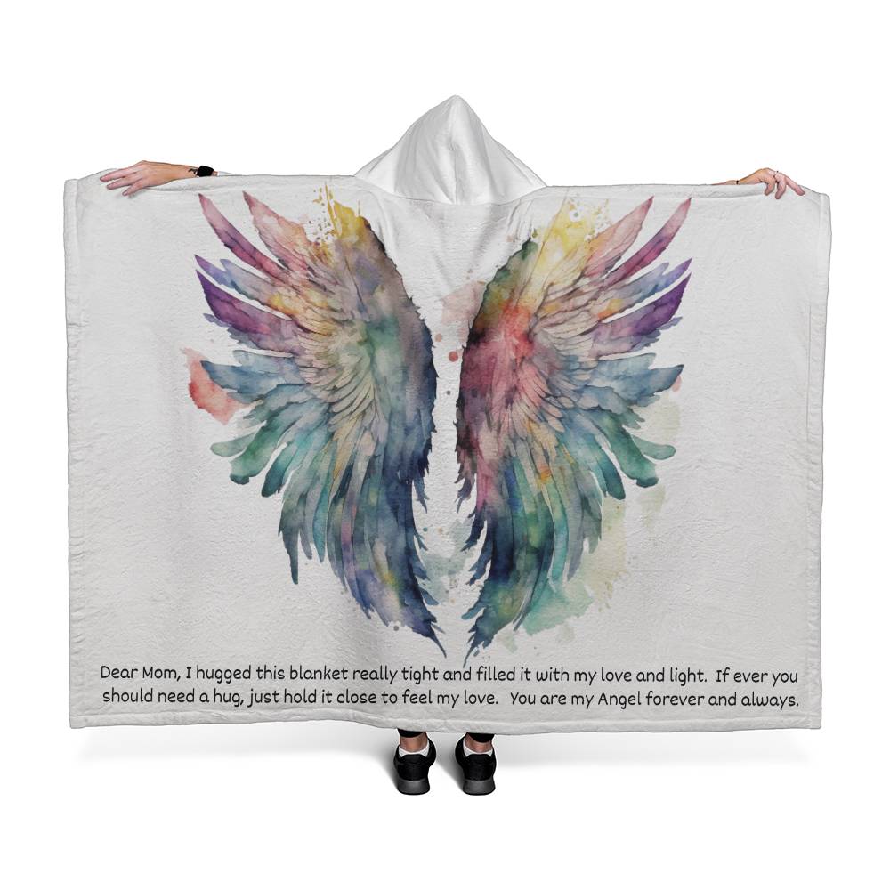 Hooded Blanket | Mom Blanket | Dear Mom Blanket