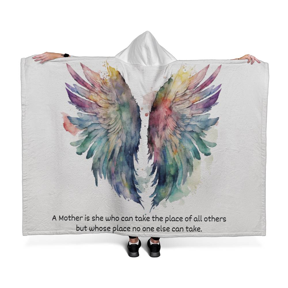 Hooded Blanket | Mom Blanket | A Mother can take the place of all others