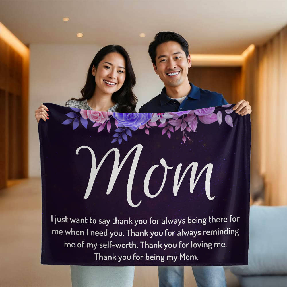Mom Mink Touch Fleece Blanket