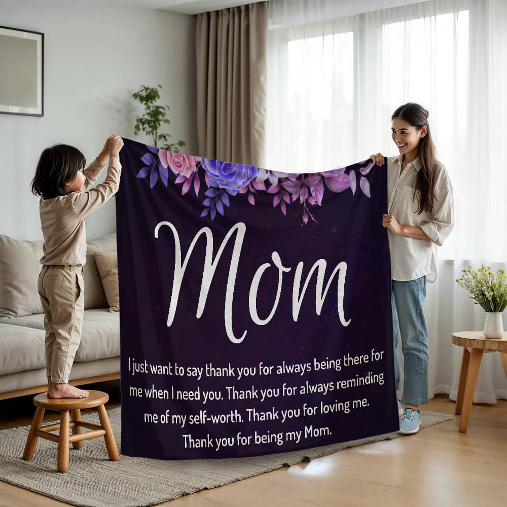 Mom Mink Touch Fleece Blanket