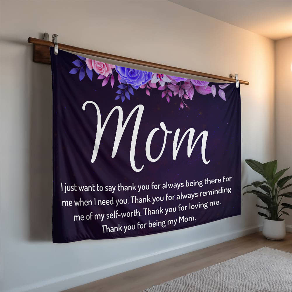 Mom Mink Touch Fleece Blanket