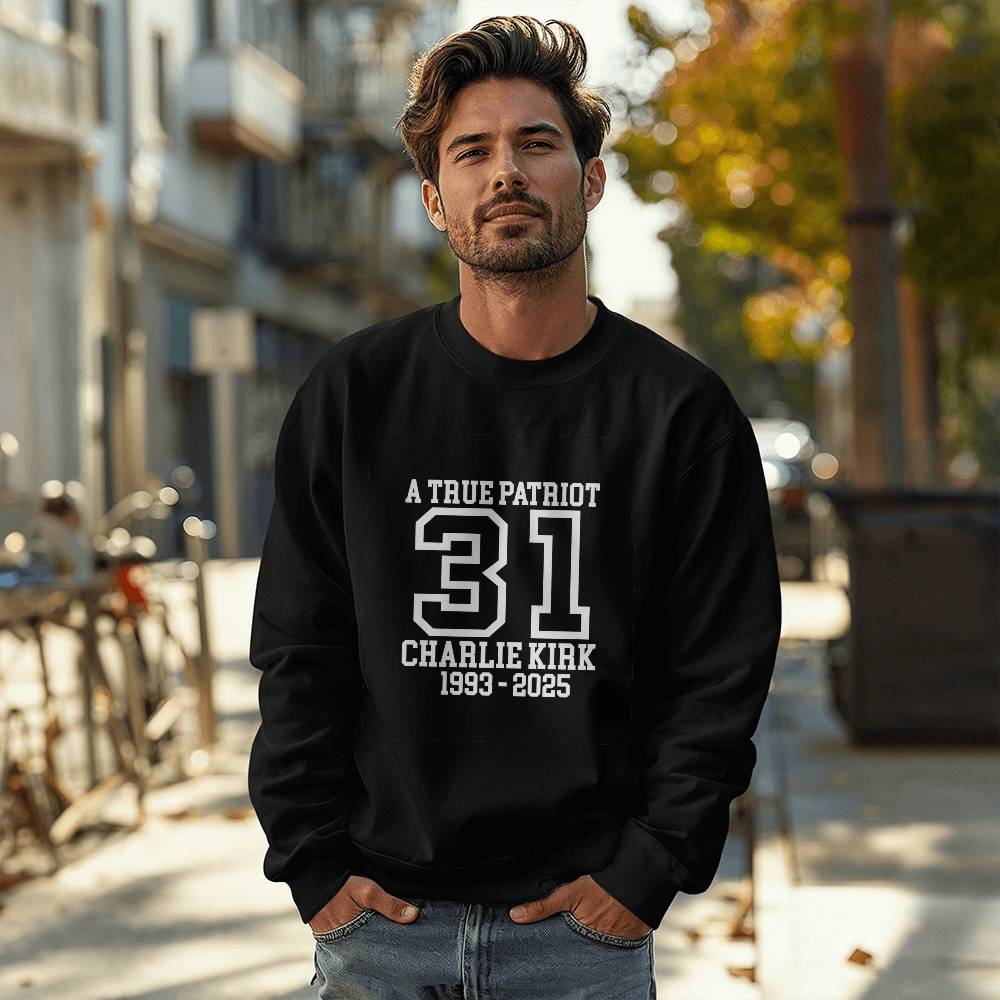 Charlie Kirk - A True Patriot - Sweatshirt