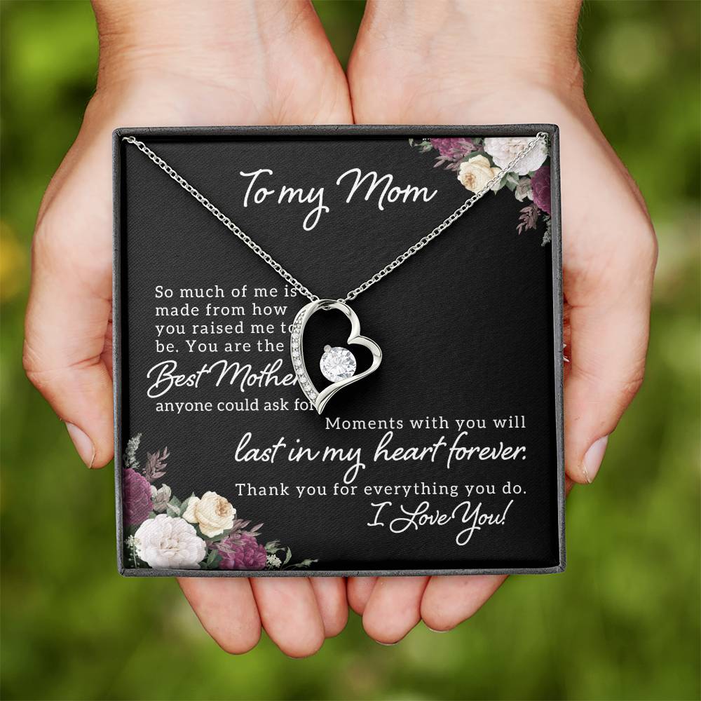 To My Mom - In My Heart Forever Necklace