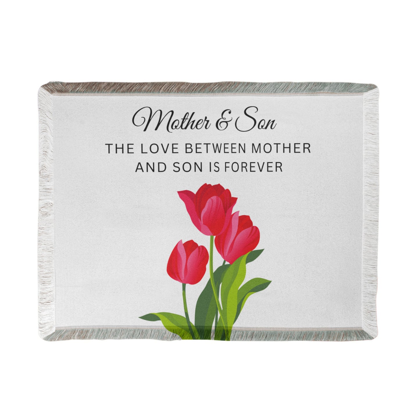Mother and Son Printed Woven Blanket