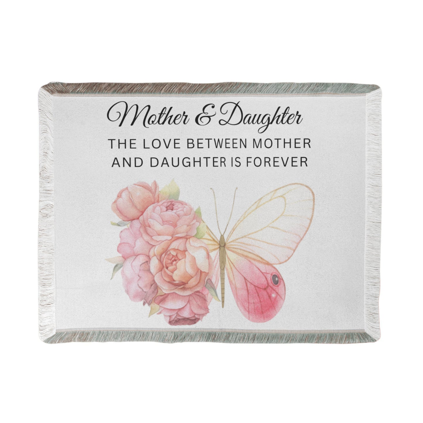 Mother and Daughter Printed Woven Blanket