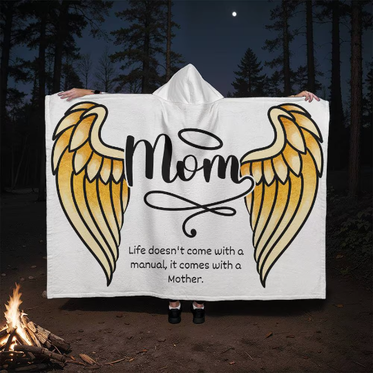 Mom Blanket | Hooded Blanket | You Are My Angel