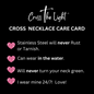 Home of the Free Because of the Brave | Personalized Cross Necklace