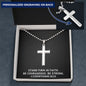Stand Firm in Faith | Personalized Cross Necklace