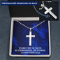 Stand Firm in Faith | Personalized Cross Necklace