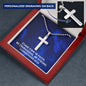 Stand Firm in Faith | Personalized Cross Necklace