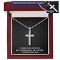 Stand Firm in Faith | Personalized Cross Necklace