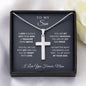 To My Son Cross Necklace