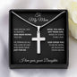 God Made Moms Personalized Cross Necklace