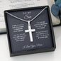 To My Son Cross Necklace