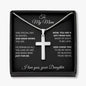 God Made Moms Personalized Cross Necklace