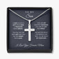 To My Son Cross Necklace