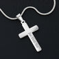 Personalized To My Son Cross Necklace