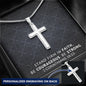 Stand Firm in Faith | Personalized Cross Necklace