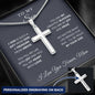 To My Son Cross Necklace