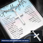 Granddaughter Cross Necklace v4