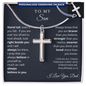 To My Son Love Dad - Stand Tall - Etsy