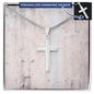 Mens Personalized Cross Necklace, Man Cross Necklace, Cross Necklace Man, Mens Silver Cross, Waterproof Necklace, Stainless Steel Cross Gift