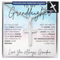Granddaugher Cross Necklace