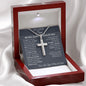 Graduation Gift for Son | Believe in You | Personalized Cross Necklace