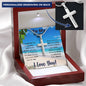 To My Mom Message Card Necklace