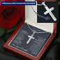 To My Loving Mom | Everythying I Am | Personalized Cross Necklace