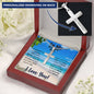 To My Mom Message Card Necklace