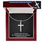 Stand Firm in Faith | Personalized Cross Necklace