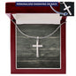 Mens Personalized Cross Necklace, Man Cross Necklace, Cross Necklace Man, Mens Silver Cross, Waterproof Necklace, Stainless Steel Cross Gift
