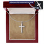 Mens Personalized Cross Necklace, Man Cross Necklace, Cross Necklace Man, Mens Silver Cross, Waterproof Necklace, Stainless Steel Cross Gift