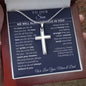 Graduation Gift for Son | Believe in You | Personalized Cross Necklace
